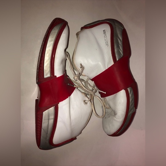 2003 NIKE AIR JORDAN JUMPMAN SQUADRON 23 WHITE RED CHICAGO 305378-101 Men’s 12 - Picture 2 of 11